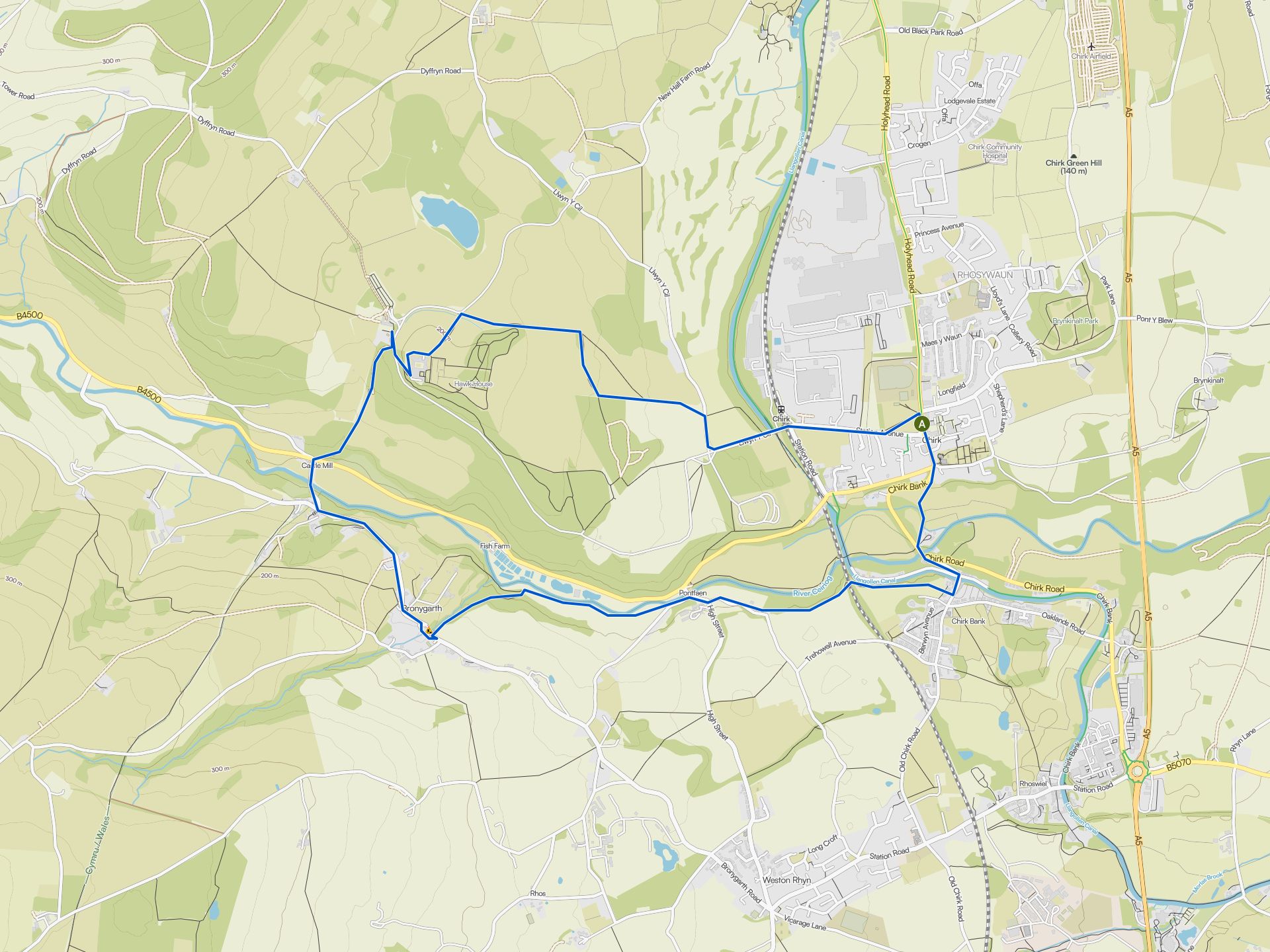 The best walks and hikes around Wrexham | Komoot